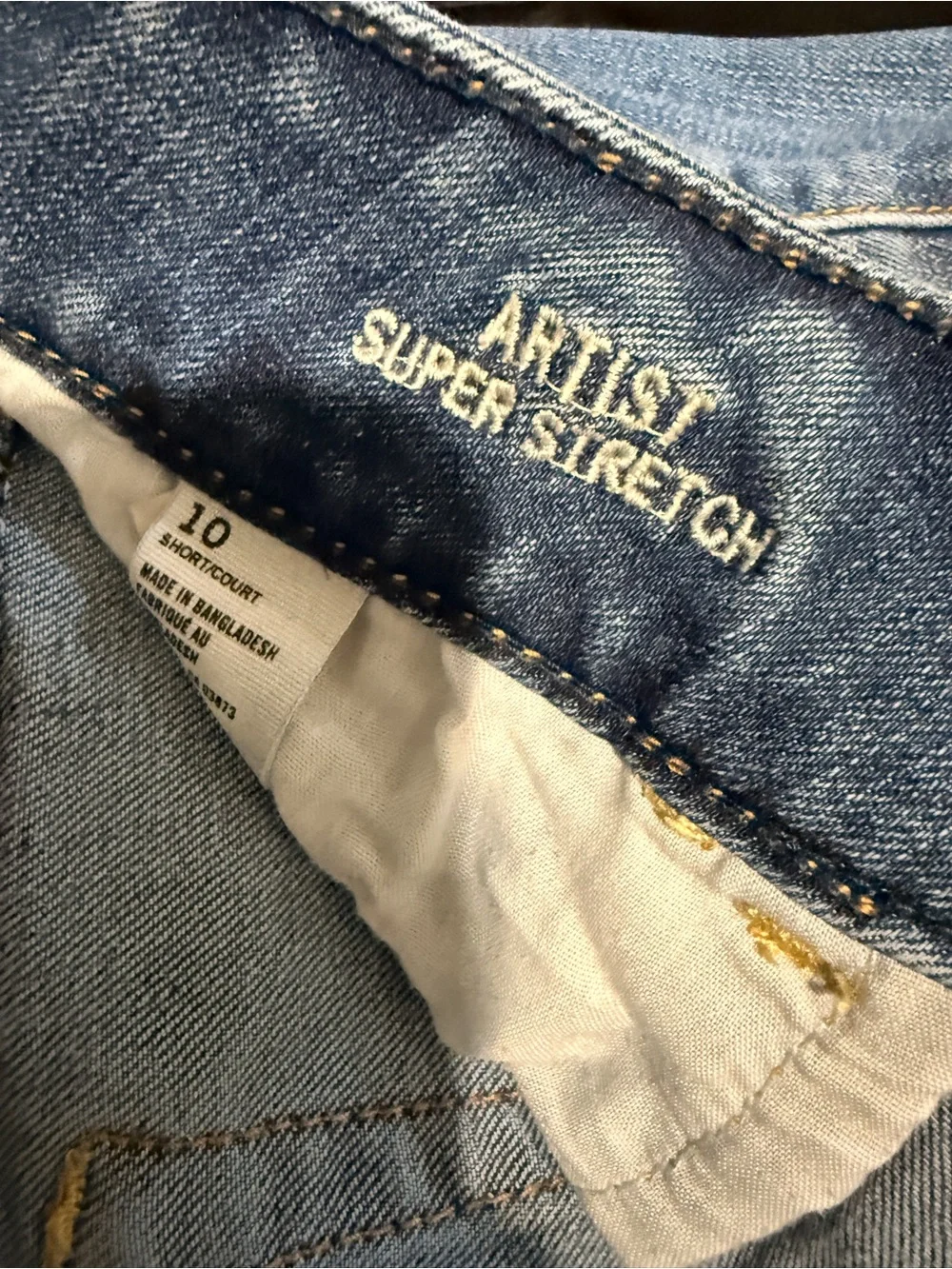 American Eagle Artist Super Stretch Bootcut Jeans Size 10 Short Medium Wash